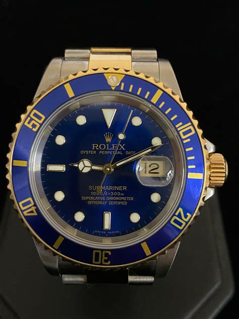 rolex submariner 2-tone blue ceramic|rolex blue submariner 2022.